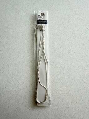 NWT Set of 2 Silver Tone Nickel-Free Necklace Chains 18” Jewelry Making